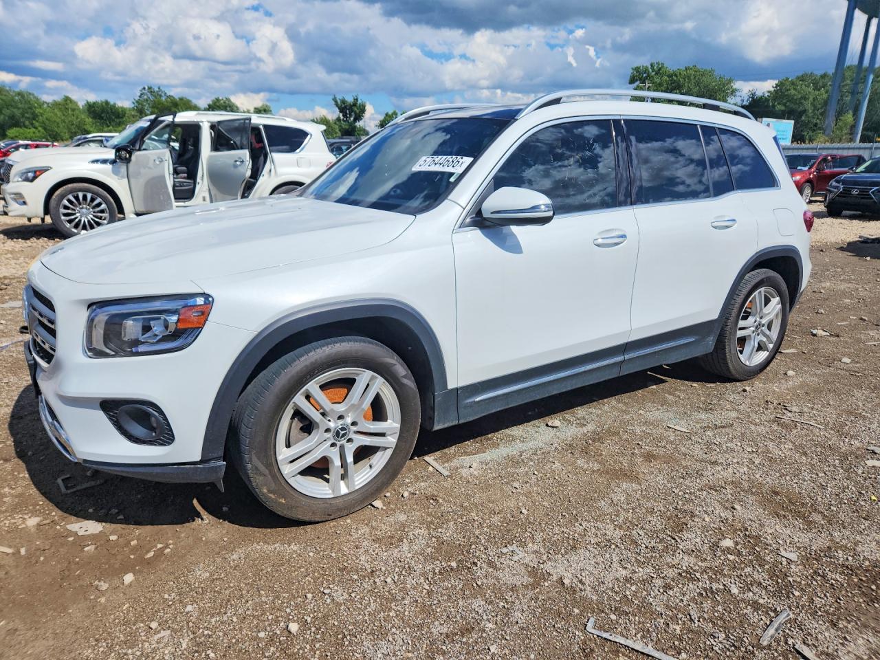 2020 Mercedes-Benz GLB 250, VIN W1N4M4HB6LW023005 — Minor dents and scratches