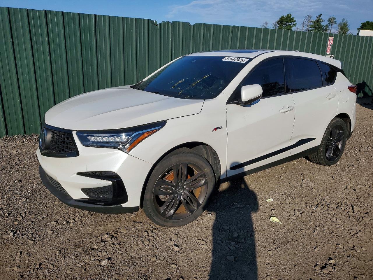 2021 Acura RDX w/A-Spec Package, VIN 5J8TC2H69ML035490 — Vandalism