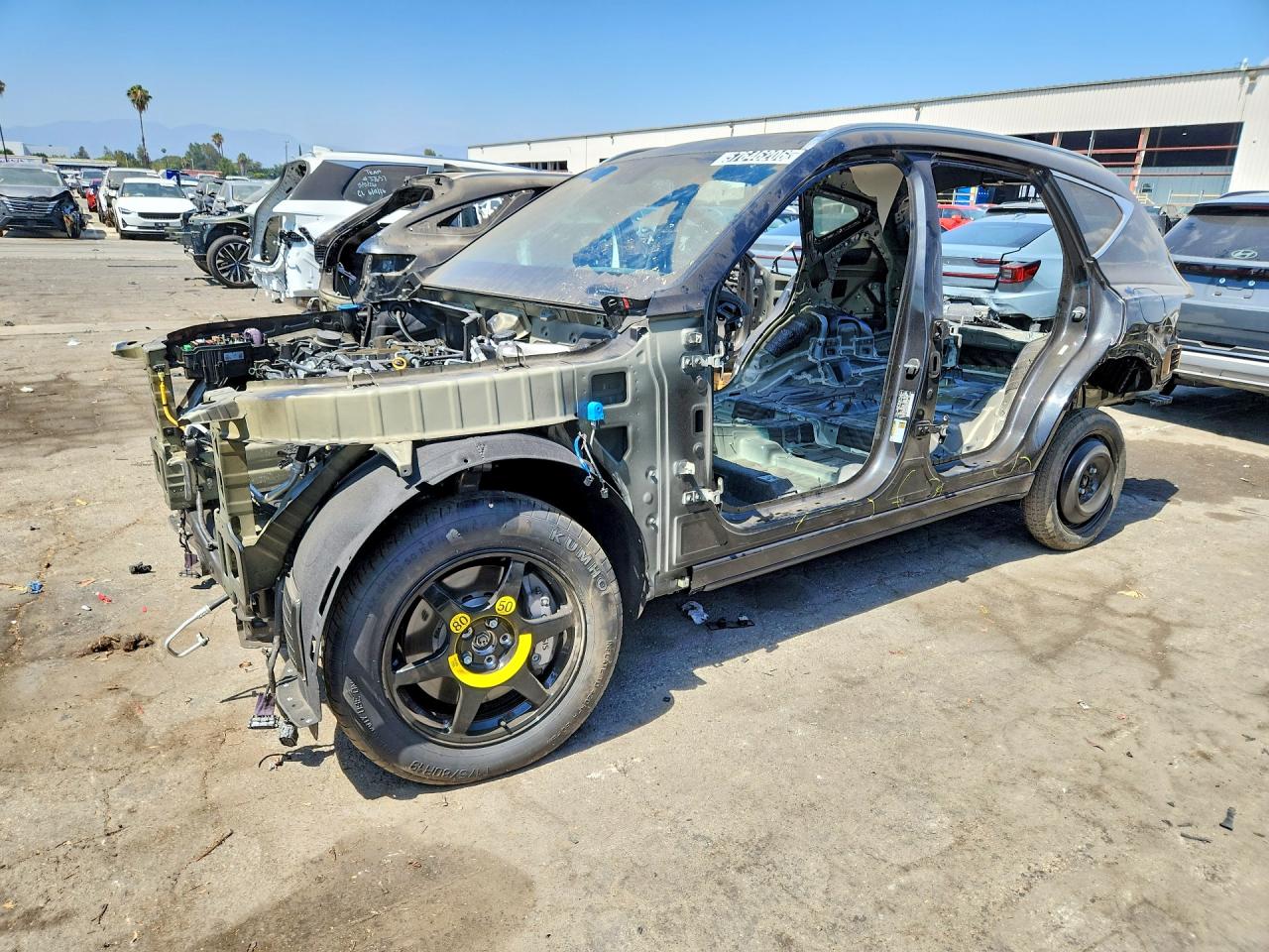 2025 Genesis GV80 Select, VIN KMUHGESB4SU242163 — Stripped