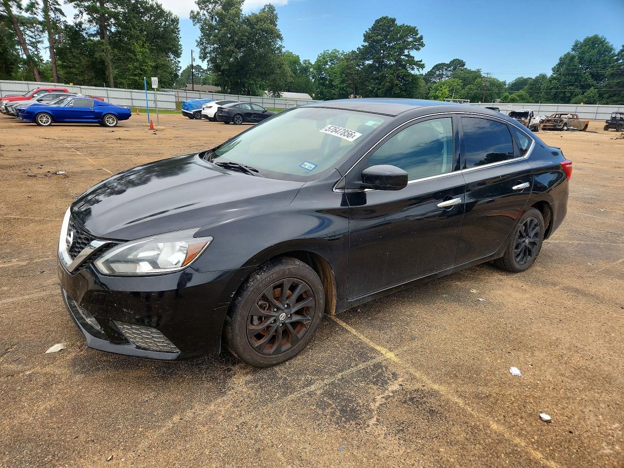 2018 Nissan Sentra SV, VIN 3N1AB7APXJY278112 — Повреждение рамы