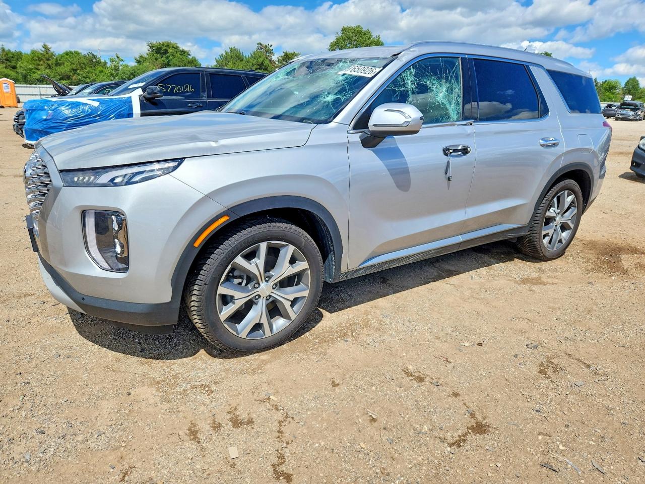 2021 Hyundai Palisade SEL, VIN KM8R3DHE1MU302204 — Front end