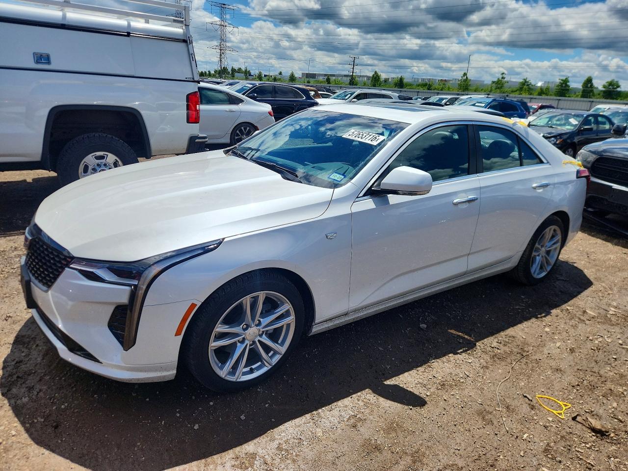 2024 Cadillac CT4 Luxury, VIN 1G6DJ5RK0R0121241 — Water / flood