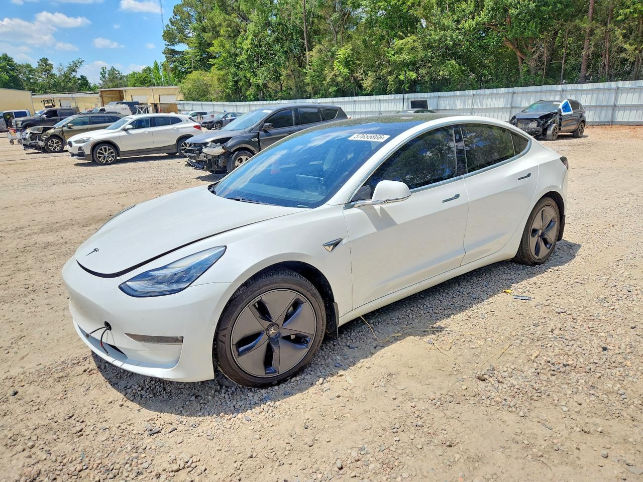 2020 Tesla Model 3 Long Range, VIN 5YJ3E1EB0LF619735 — Мелкие вмятины и царапины