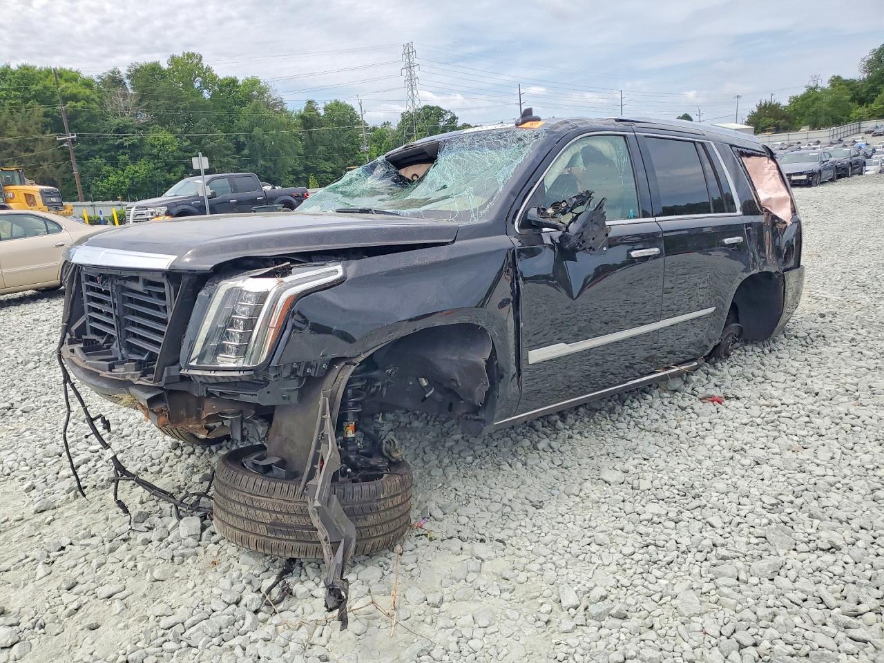 2019 Cadillac Escalade Platinum, VIN 1GYS4DKJ9KR333901 — Rollover