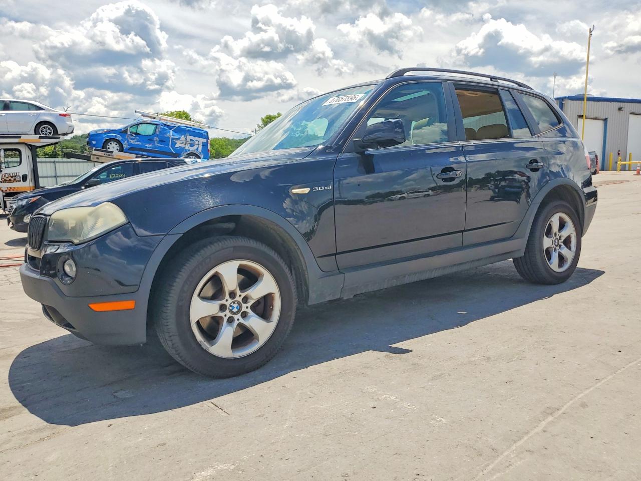 2007 BMW X3 3.0si, VIN WBXPC93447WF01835 — Side