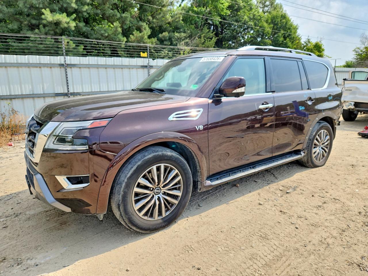 2021 Nissan Armada SL, VIN JN8AY2BB1M9790938 — Rear end