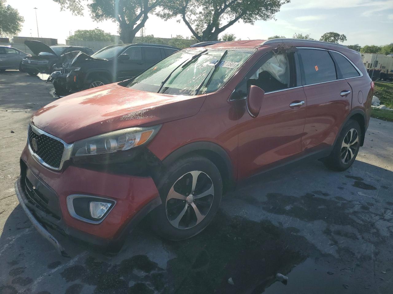 2018 Kia Sorento EX, VIN 5XYPH4A59JG340204 — Опрокидывание