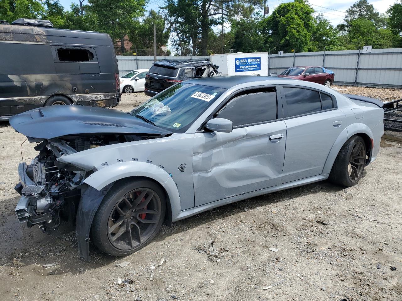 2021 Dodge Charger SRT Hellcat Widebody, VIN 2C3CDXL97MH603070 — Auction photo