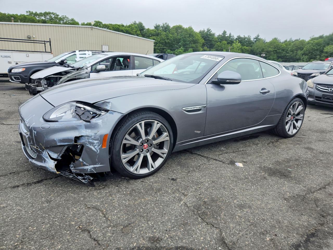 2014 Jaguar XK, VIN SAJWA4FB6ELB54620 — Front end