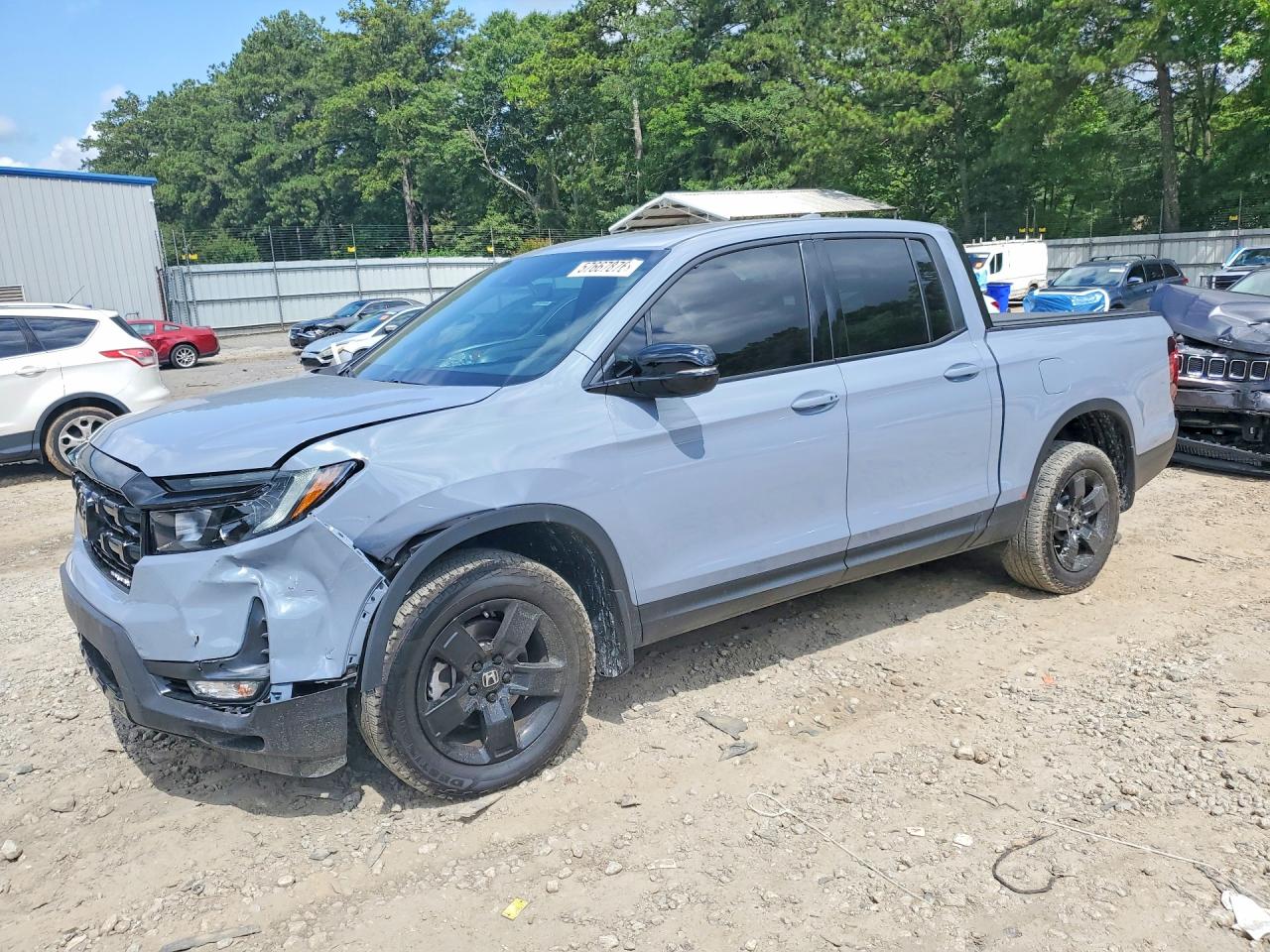 2025 Honda Ridgeline Black Edition, VIN 5FPYK3F89SB039581 — Front end