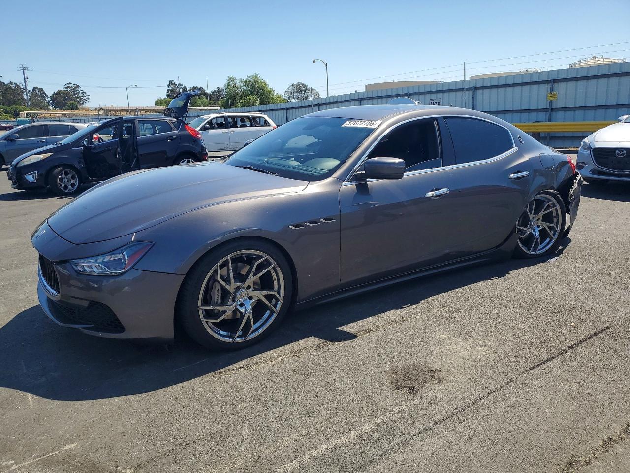2016 Maserati Ghibli, VIN ZAM57XSA2G1175737 — Rear end