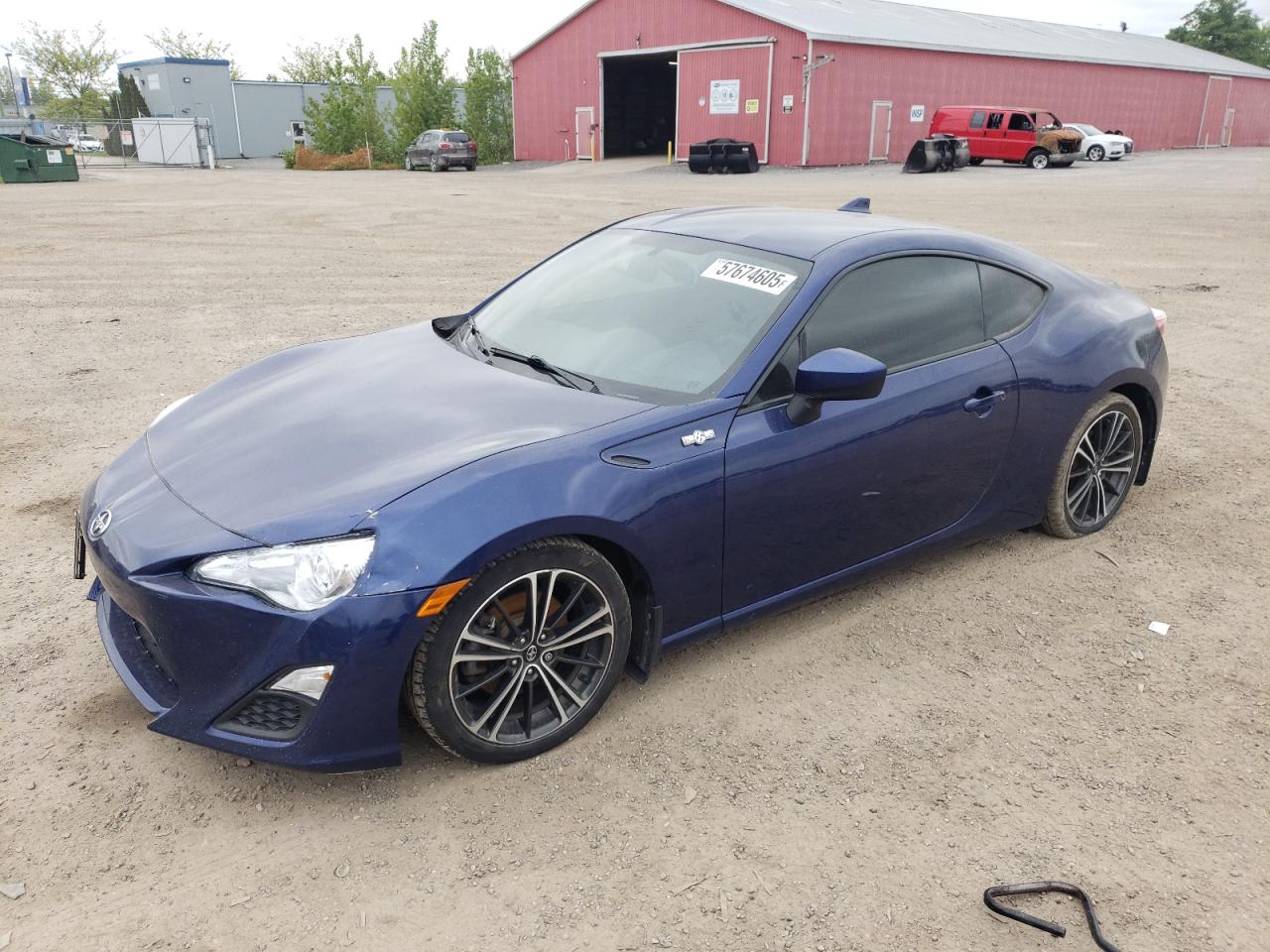 2016 Scion FR-S, VIN JF1ZNAA13G9701486 — Front end