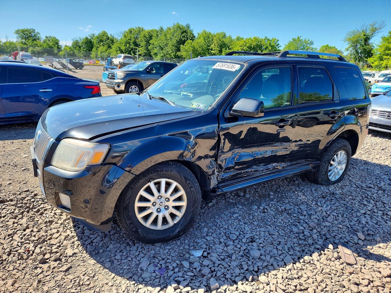 2011 Mercury Mariner Premier, VIN 4M2CN9HG3BKJ01376 — Front end