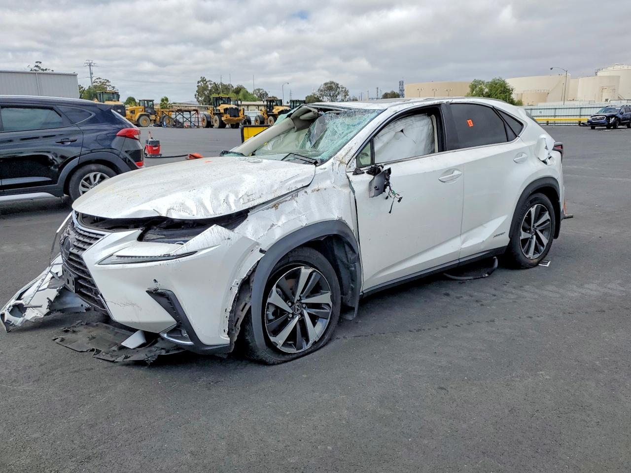 2020 Lexus NX 300h, VIN JTJGJRDZ4L2144956 — Rollover