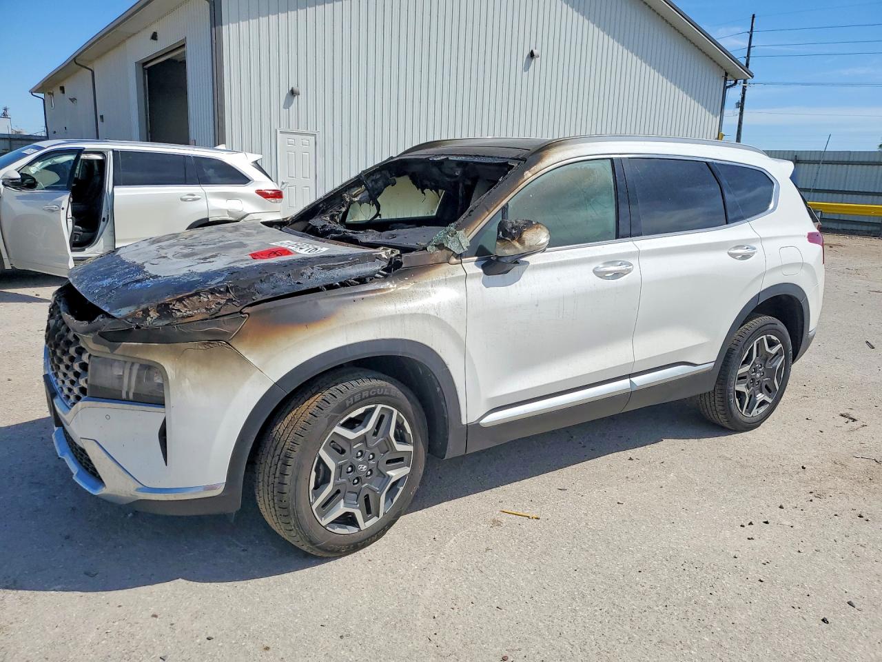 2023 Hyundai Santa Fe Limited, VIN 5NMS5DA13PH013344 — Burn