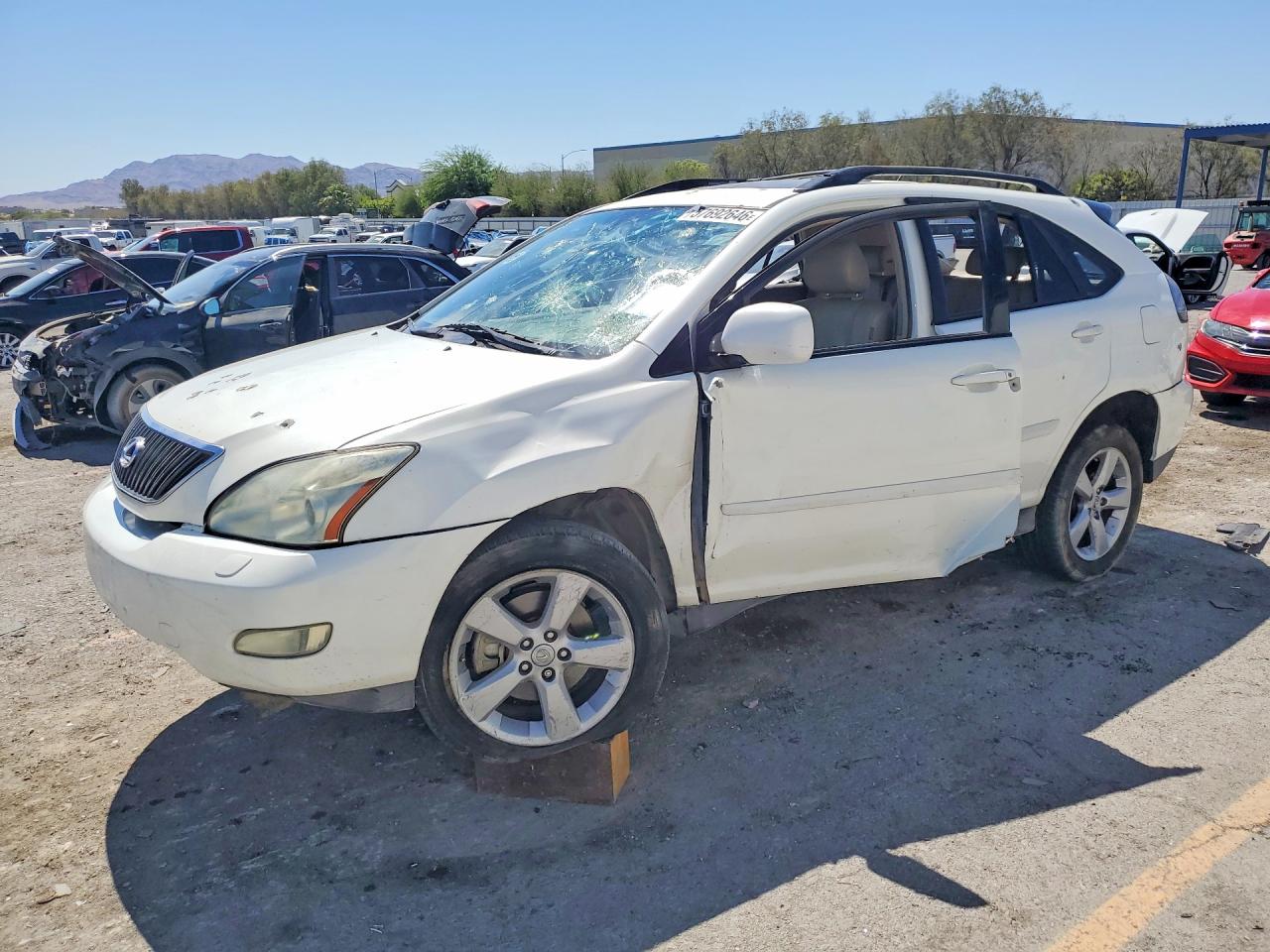 2007 Lexus RX 350, VIN 2T2GK31U47C011512 — Вандализм