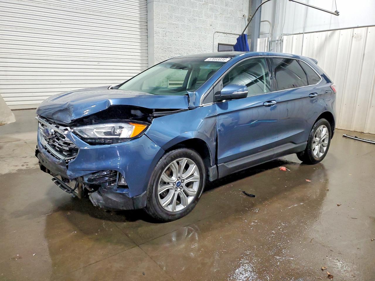 2019 Ford Edge Titanium, VIN 2FMPK4K95KBB31885 — Front end