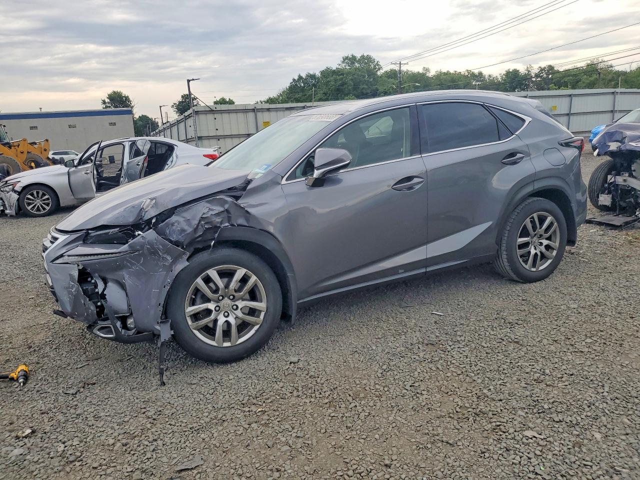 2016 Lexus NX 200t, VIN JTJBARBZ0G2053203 — Front end