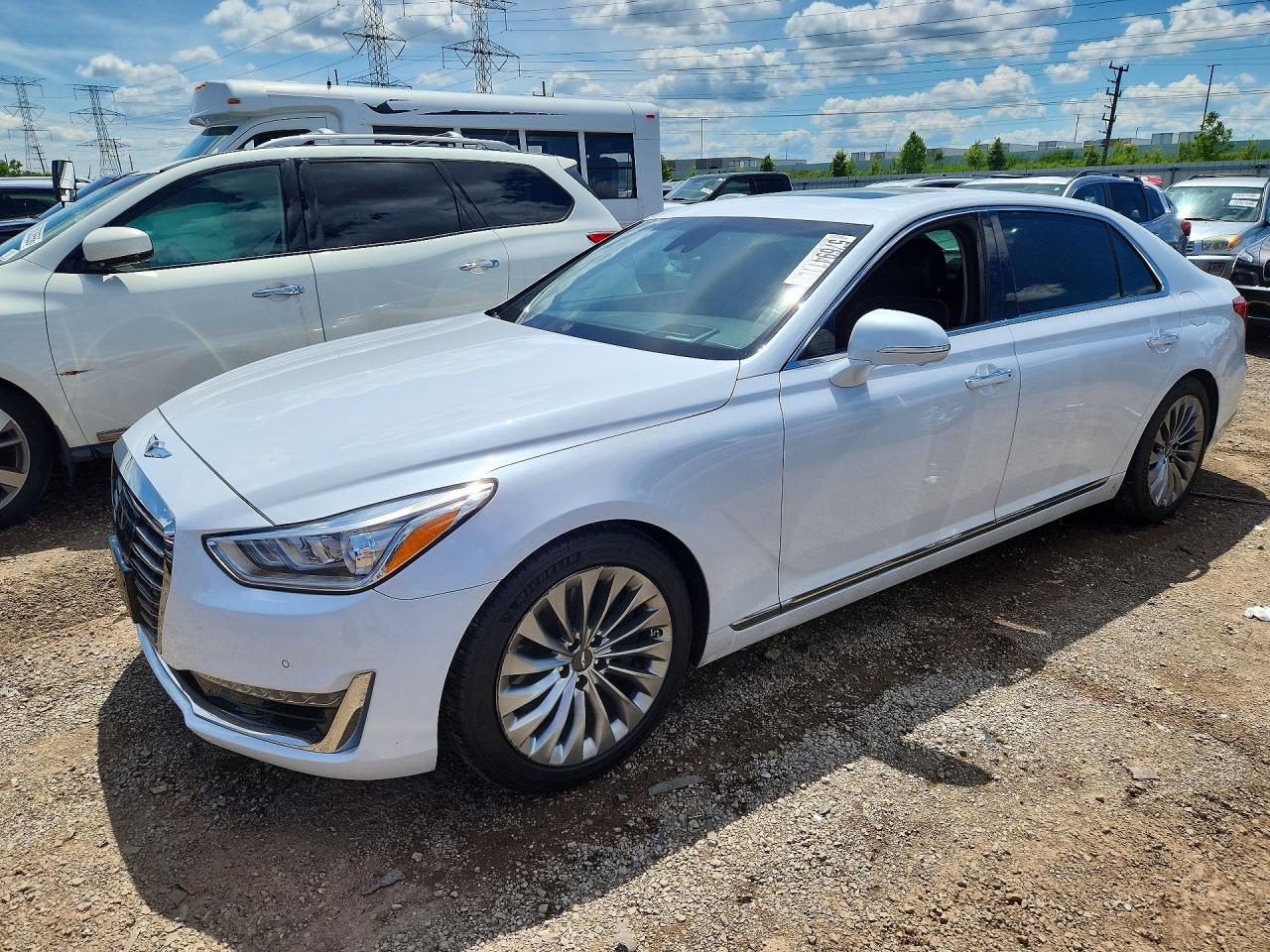 2019 Genesis G90 Ultimate, VIN KMHG54JH9KU052570 — Water / flood