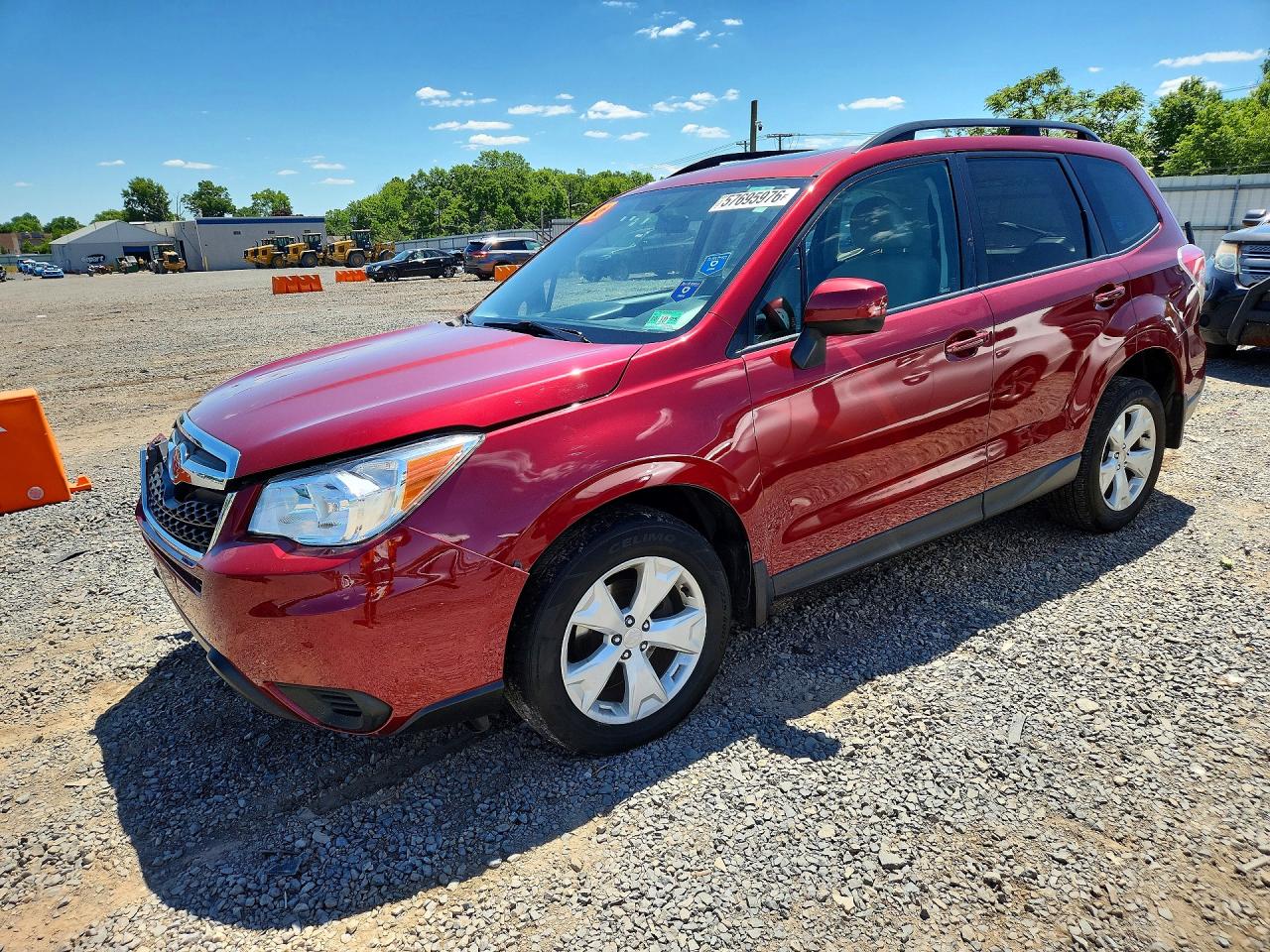 2016 Subaru Forester Premium, VIN JF2SJADC9GH460237 — Front end
