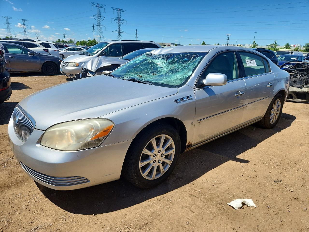 2009 Buick Lucerne CX, VIN 1G4HP57M89U146832 — Roof