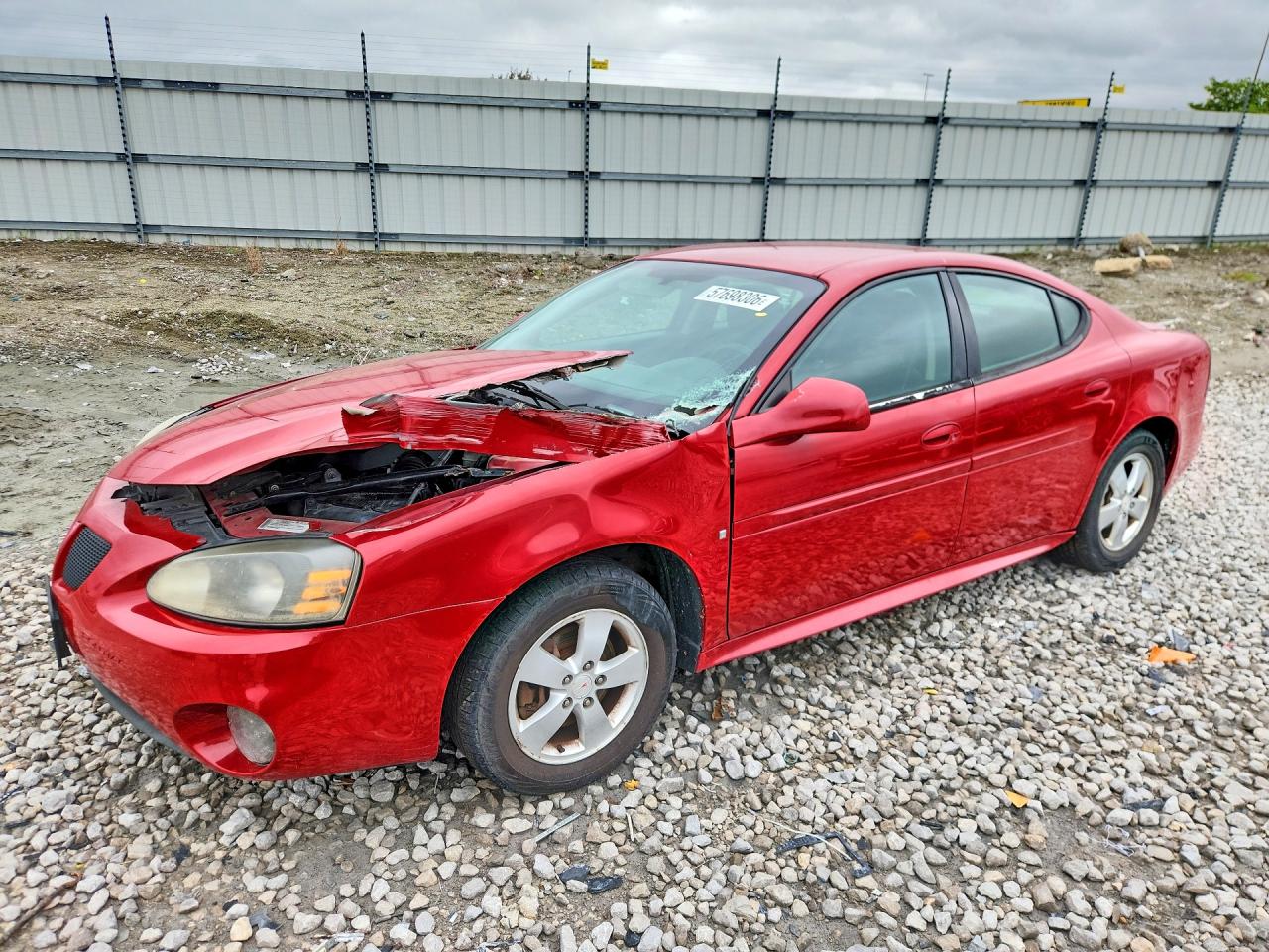 2008 Pontiac Grand Prix, VIN 2G2WP552681169280 — Front end