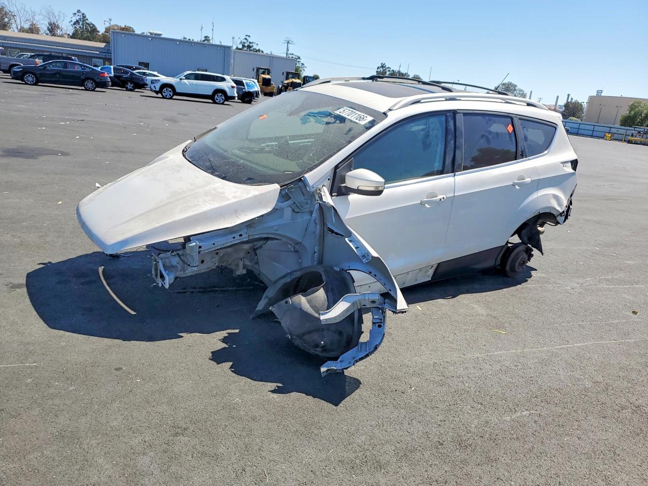 2017 Ford Escape Titanium, VIN 1FMCU9J97HUB45247 — Vandalism