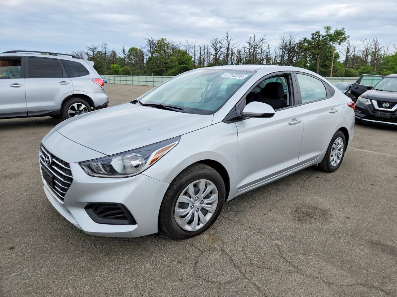 2022 Hyundai Accent SEL, VIN 3KPC24A64NE166666 — Side