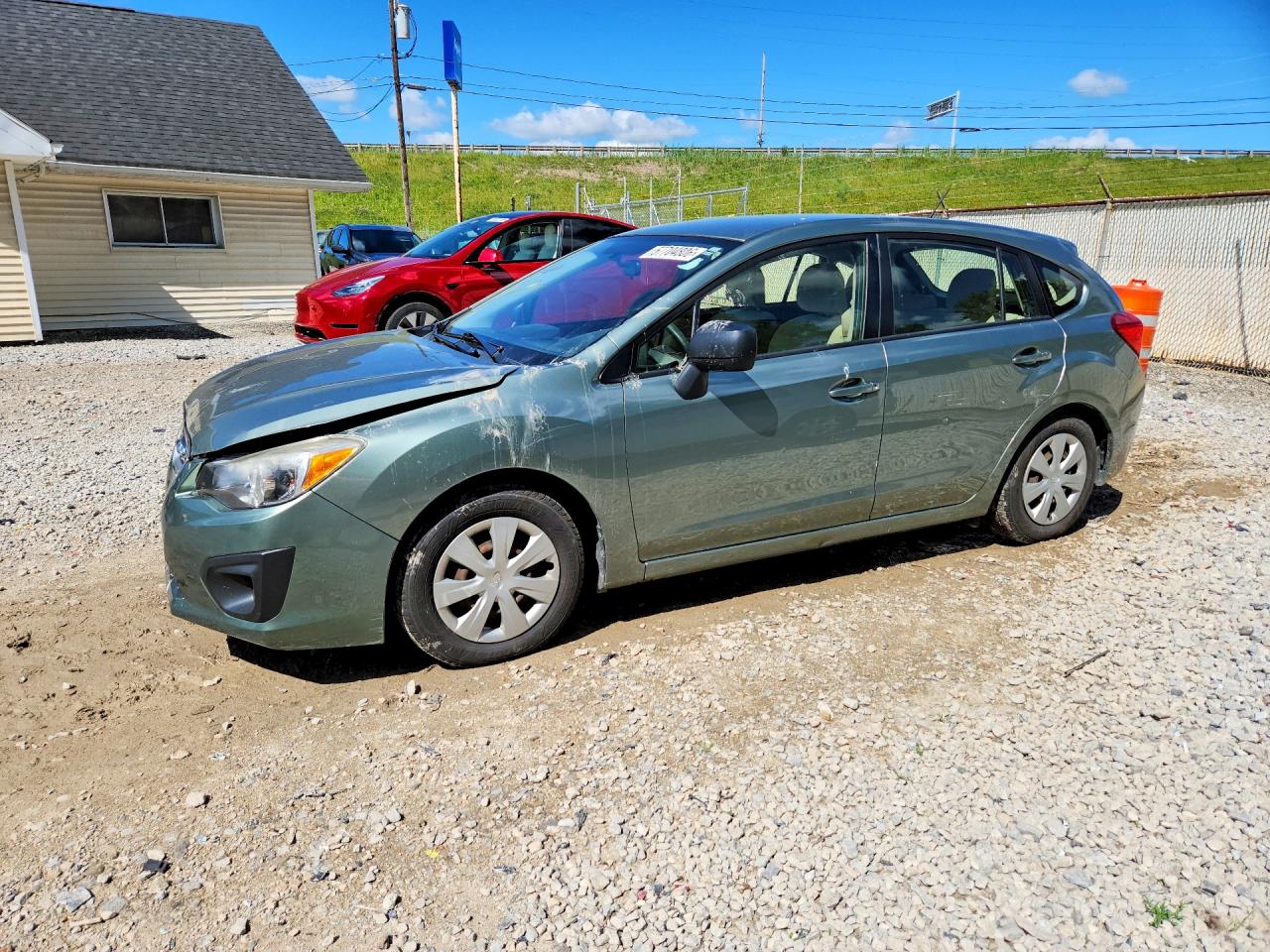 2014 Subaru Impreza 2.0i, VIN JF1GPAA64E8264307 — Front end