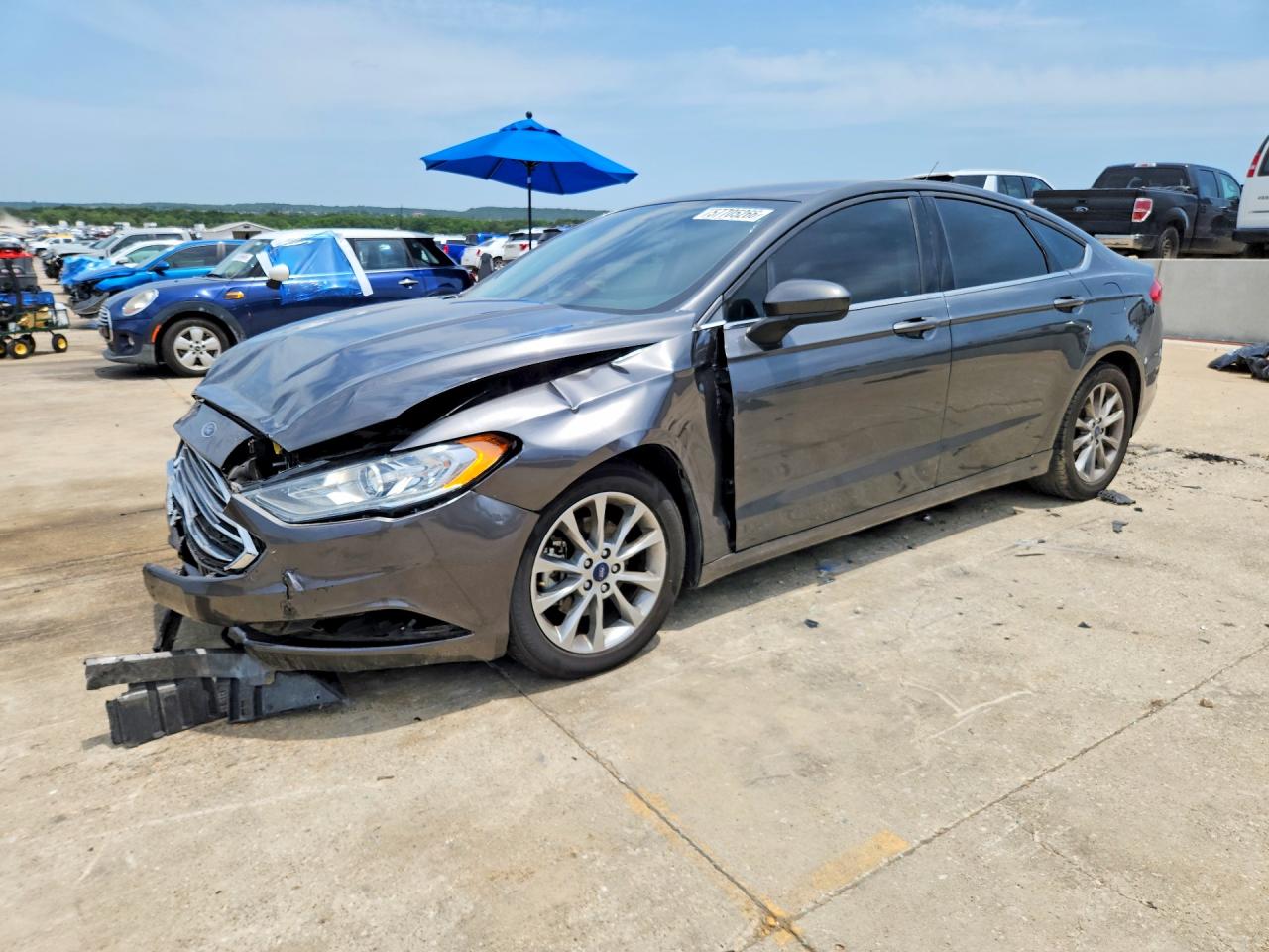 2017 Ford Fusion SE, VIN 3FA6P0H79HR397829 — Front end