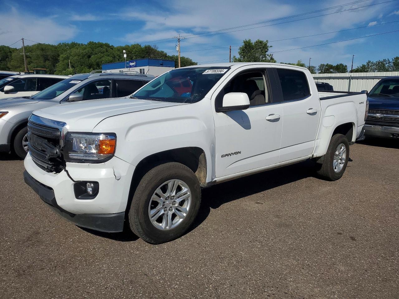 2020 GMC Canyon 4WD SLE, VIN 1GTG6CEN3L1243433 — Rear end