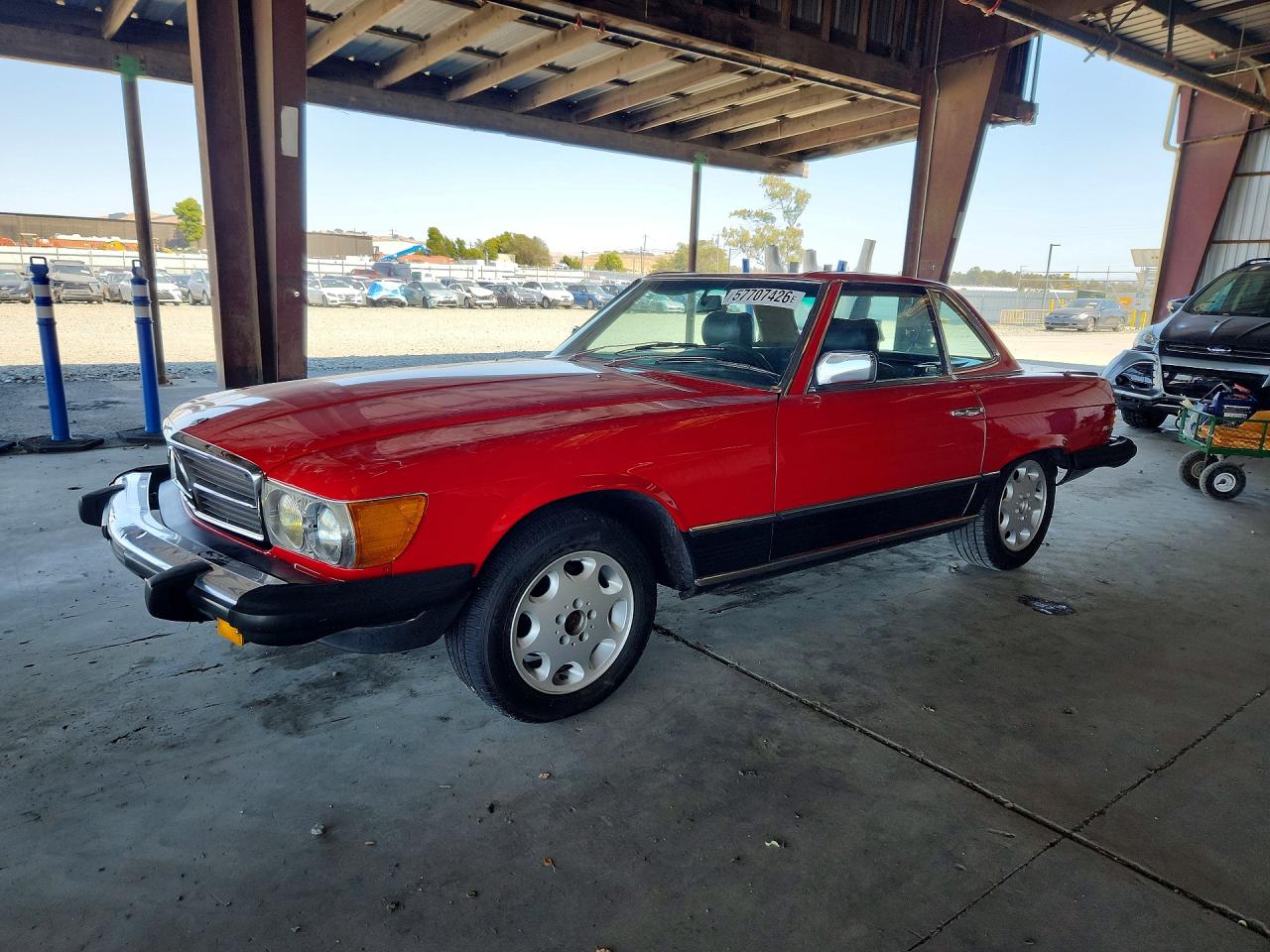 1982 Mercedes-Benz 380 SL, VIN WDBBA45A5CB015020 — Rear end