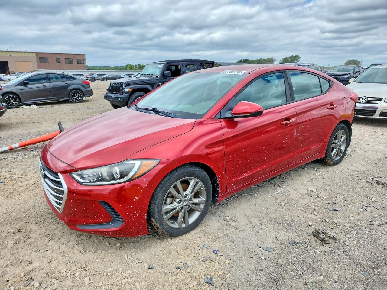 2017 Hyundai Elantra Value Edition, VIN 5NPD84LF7HH111032 — Rear end