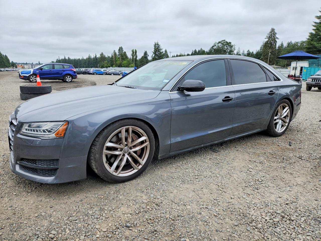 2017 Audi A8, VIN WAU44AFD5HN006975 — Front end