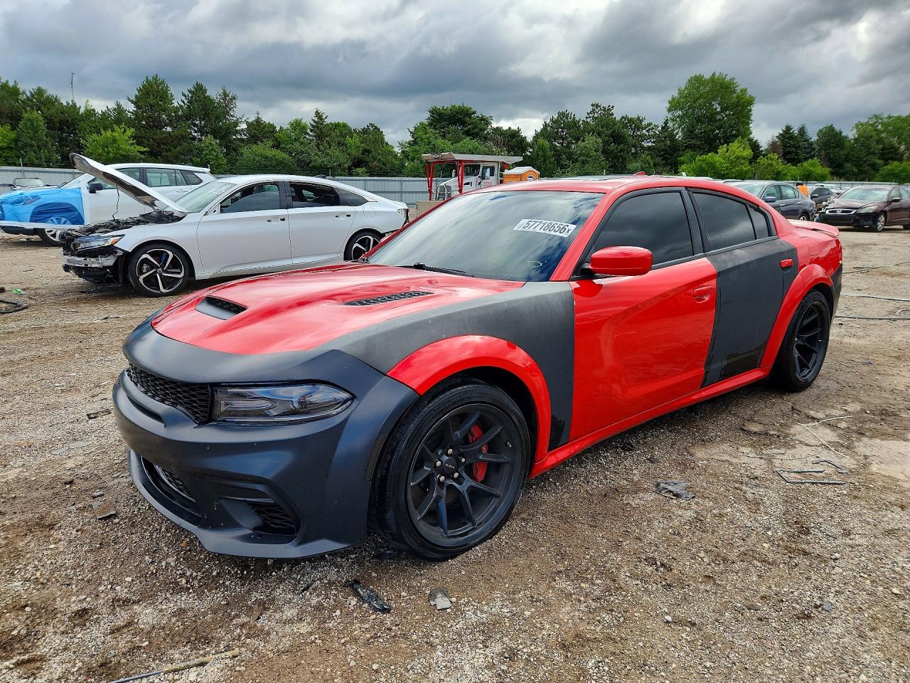 2021 Dodge Charger SRT Hellcat Widebody, VIN 2C3CDXL99MH619254 — Rear end