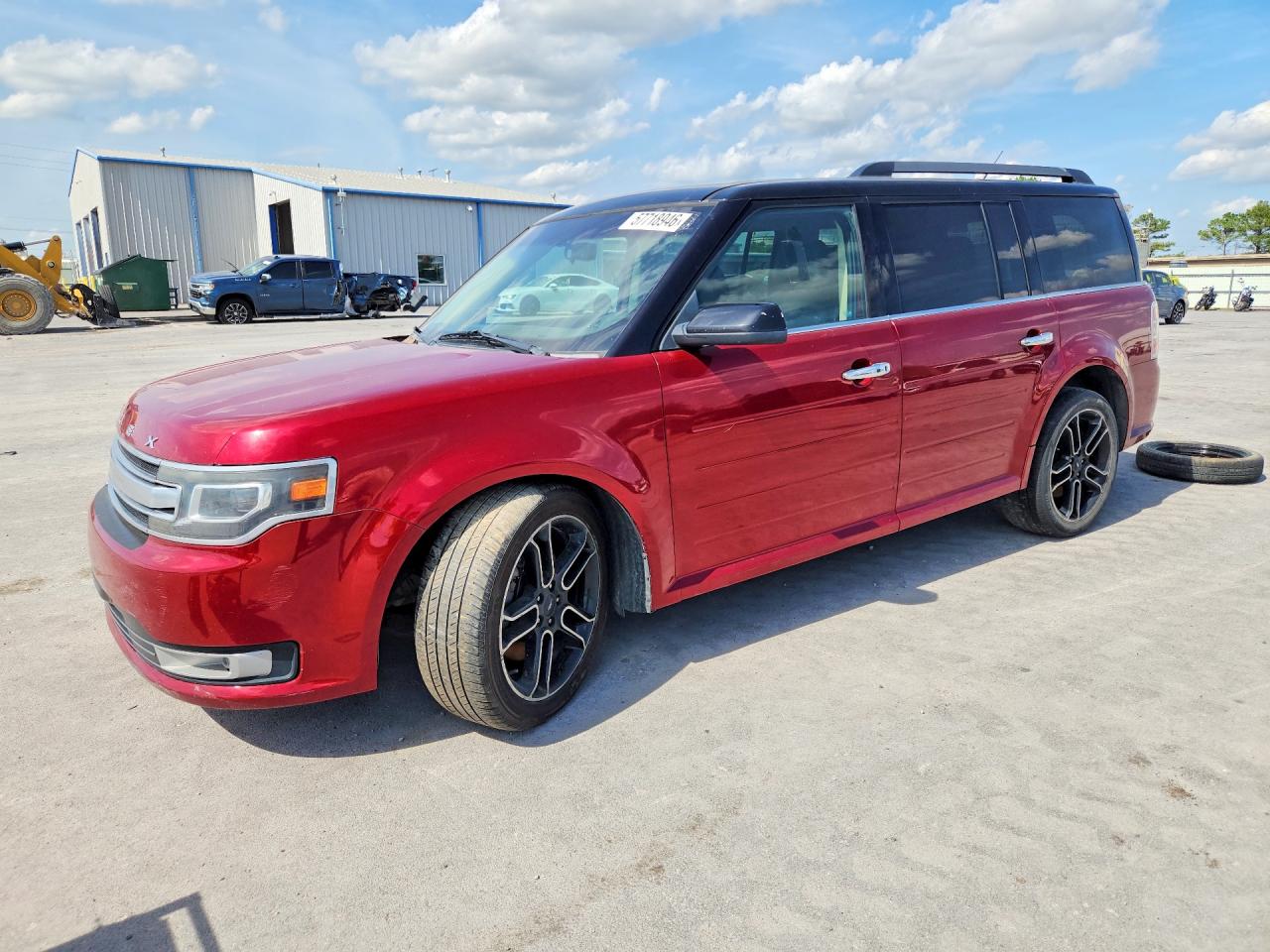 2014 Ford Flex Limited, VIN 2FMHK6DT3EBD09726 — Днище