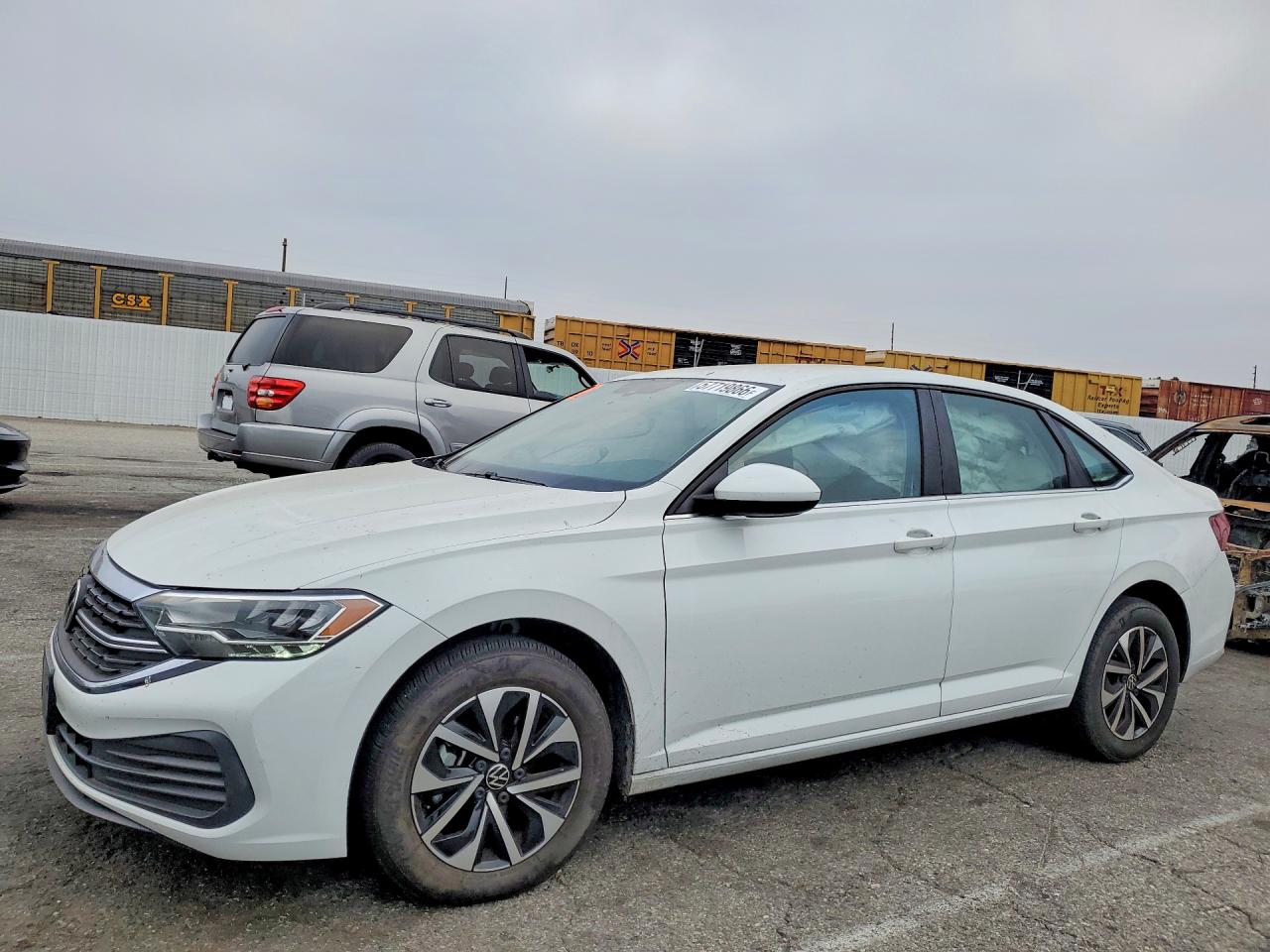 2023 Volkswagen Jetta S, VIN 3VW5M7BU1PM015677 — Днище