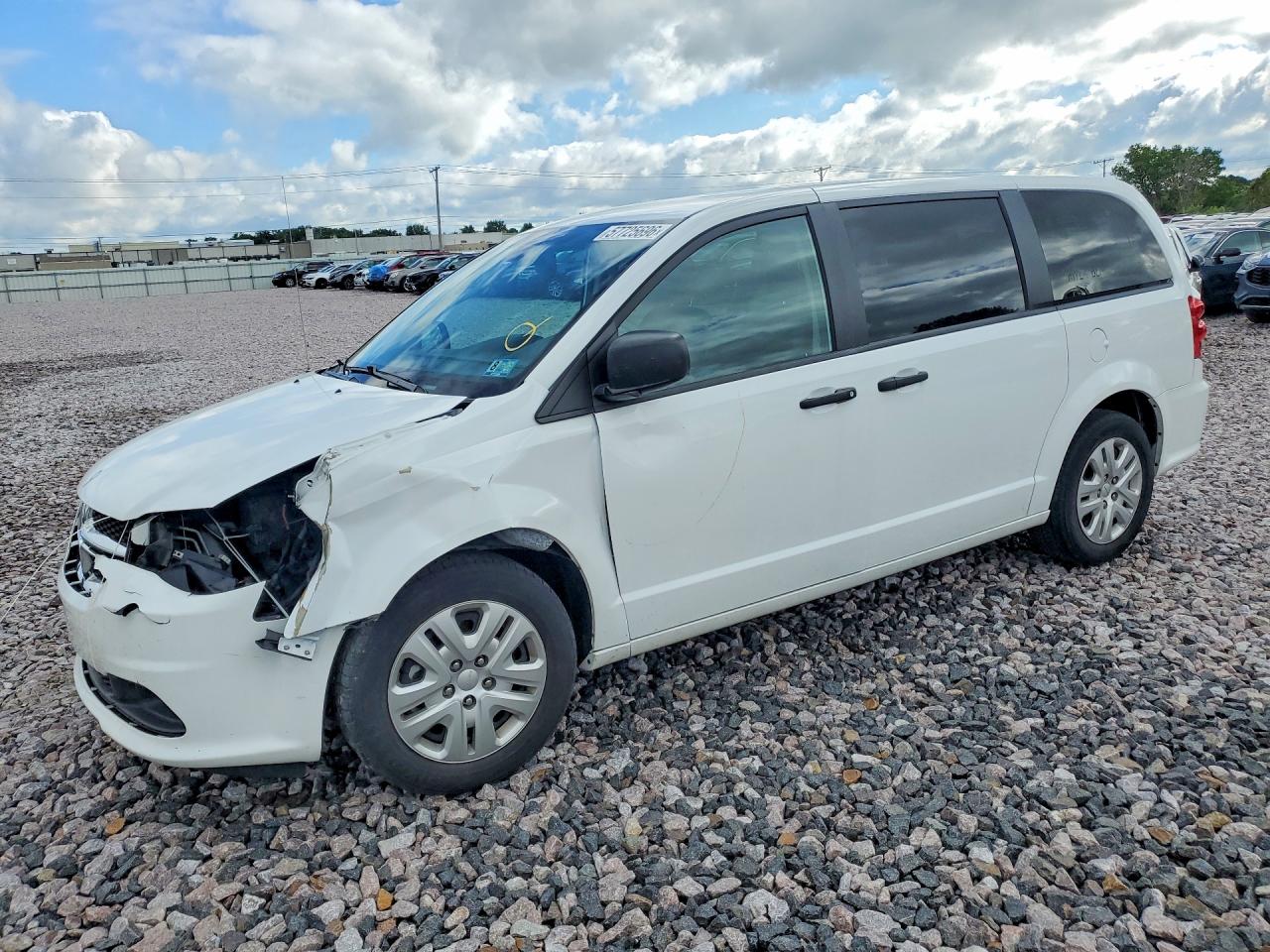 2019 Dodge Grand Caravan SE, VIN 2C4RDGBG2KR728250 — Frame damage