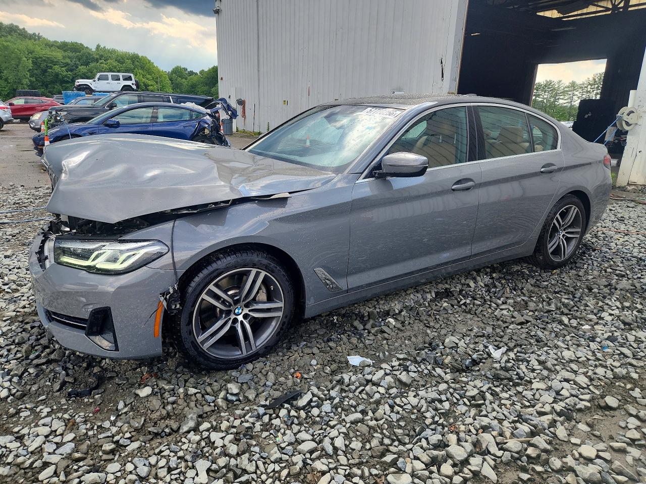 2022 BMW 5 Series 530i xDrive, VIN WBA13BJ07NWX81767 — Front end
