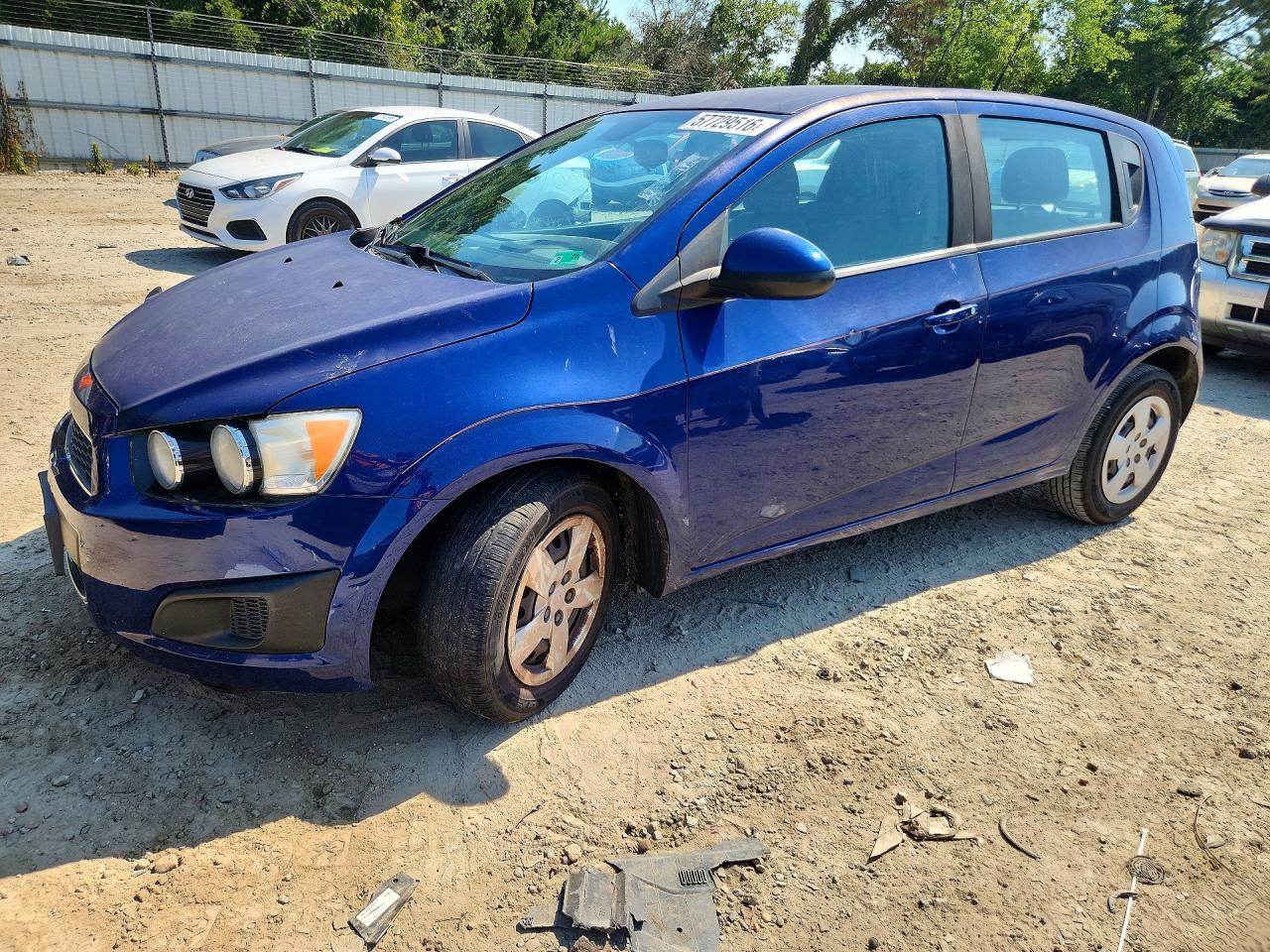 2013 Chevrolet Sonic LS, VIN 1G1JA6SHXD4127031 — Front end