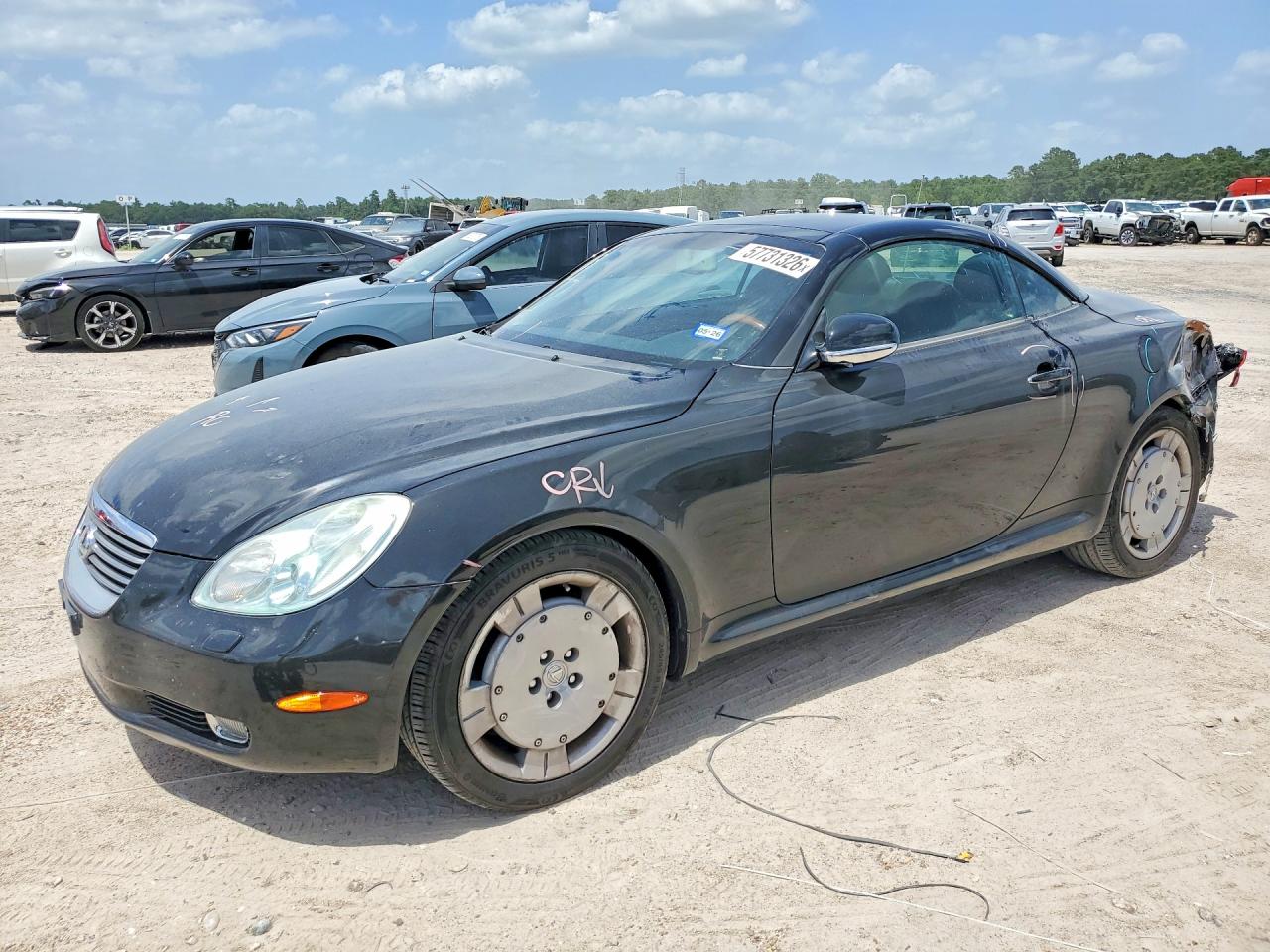 2002 Lexus SC 430, VIN JTHFN48Y320011170 — Rear end