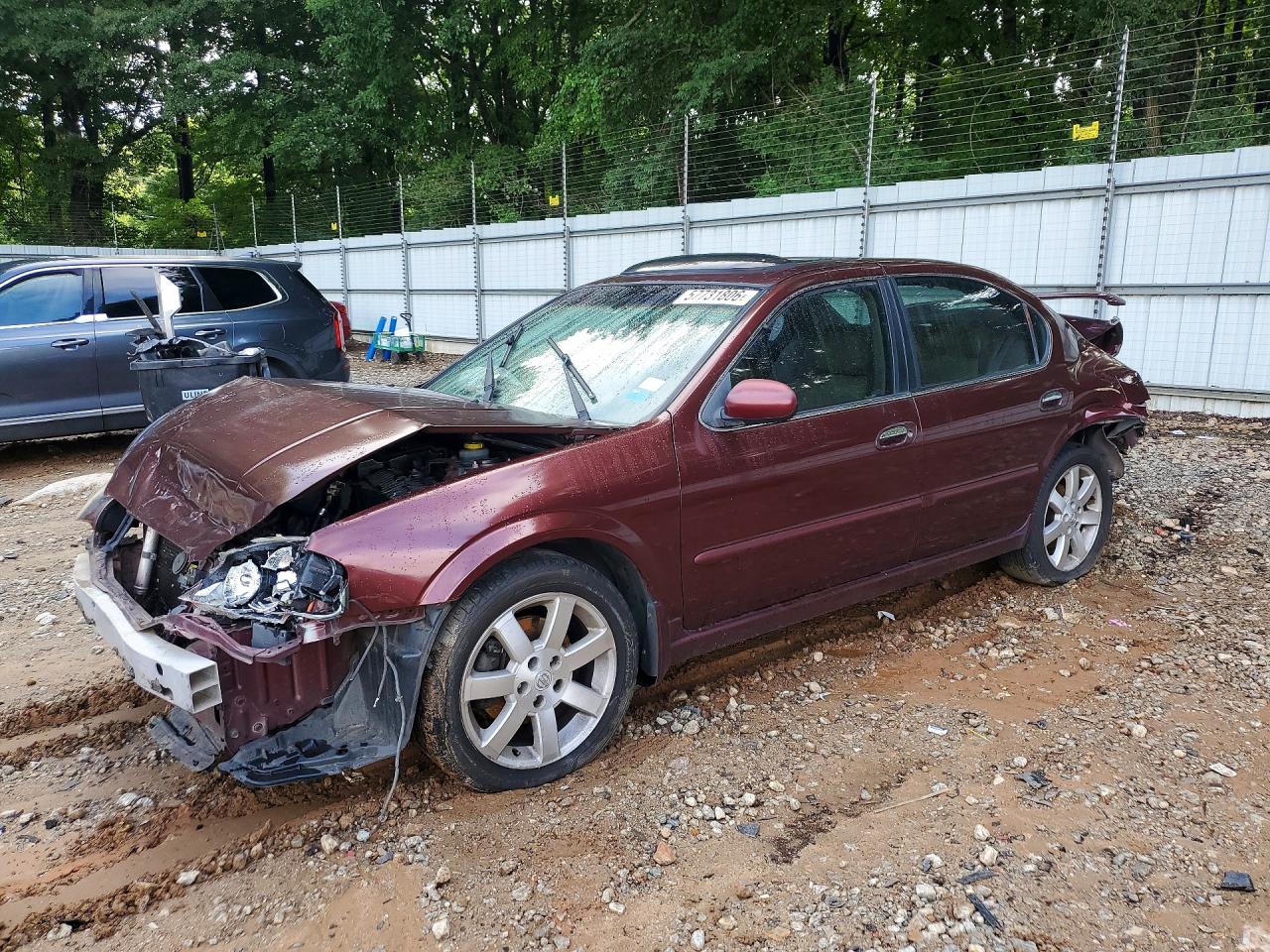 2002 Nissan Maxima GLE, VIN JN1DA31D12T437155 — Зад