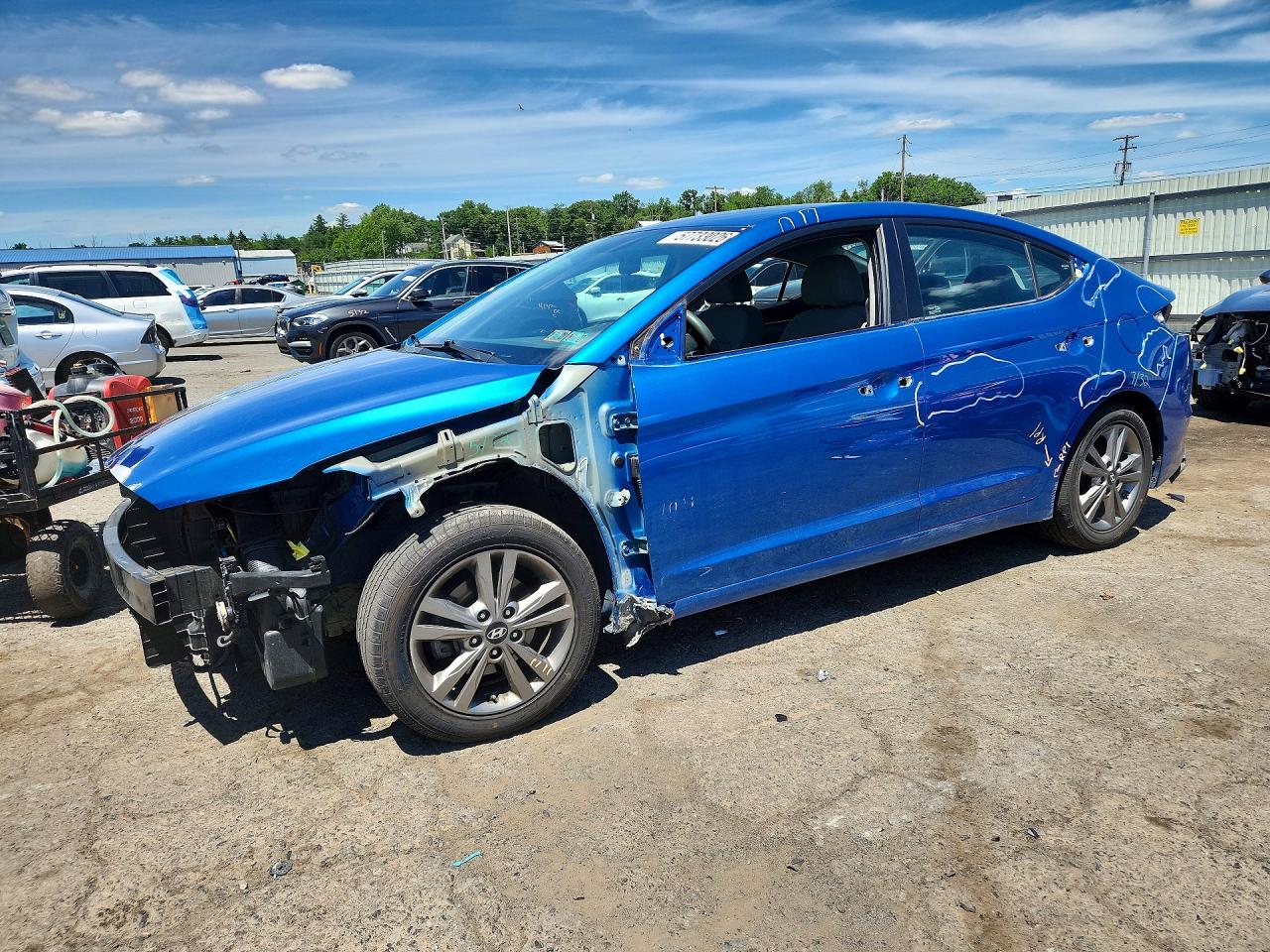 2017 Hyundai Elantra SE, VIN 5NPD84LF7HH130485 — Front end