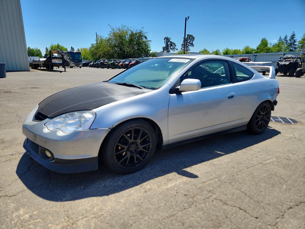 2002 Acura RSX Auto, VIN JH4DC54802C007102 — Rear end