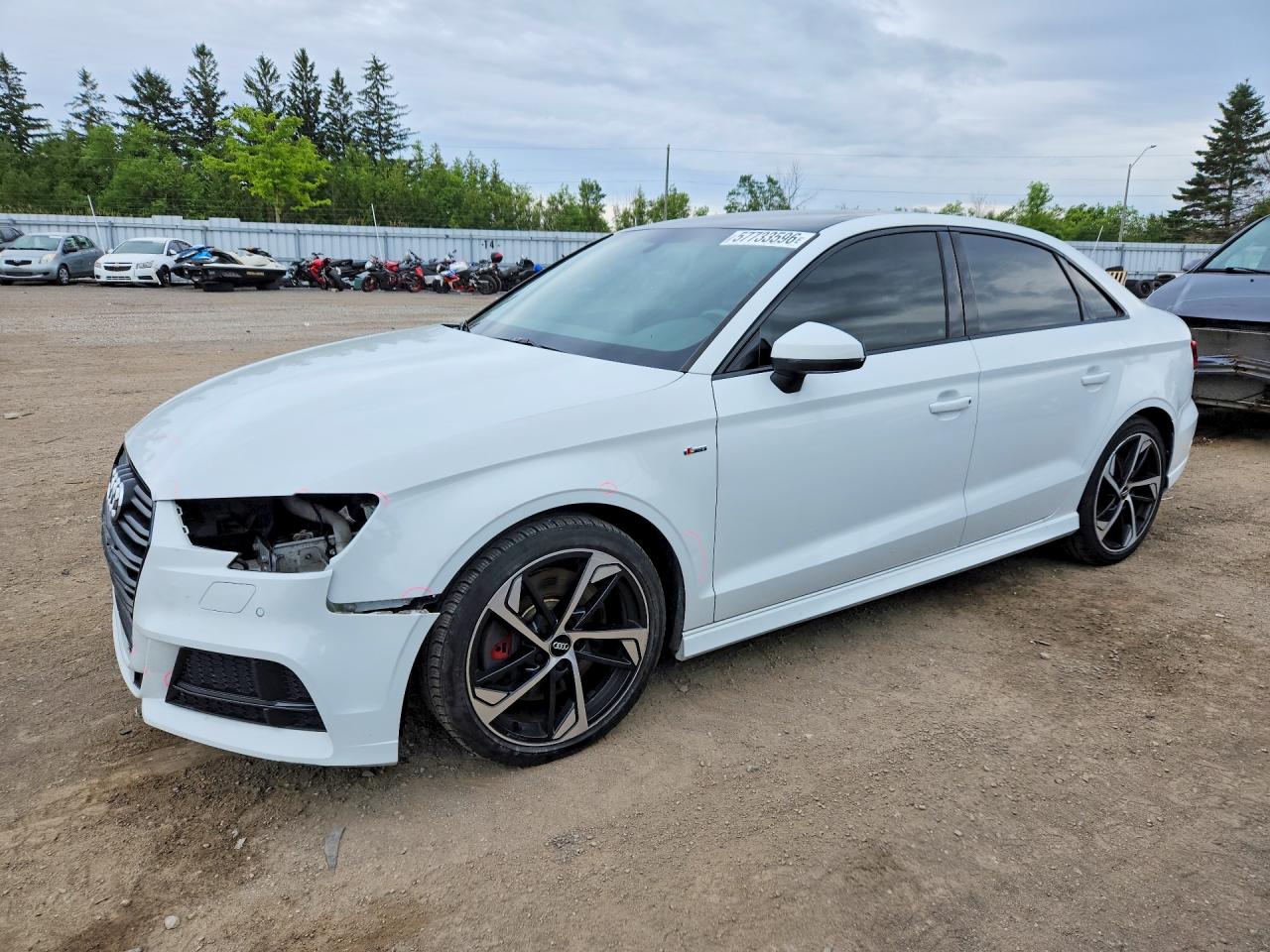 2020 Audi A3, VIN WAUKEGFF4LA020570 — Front end