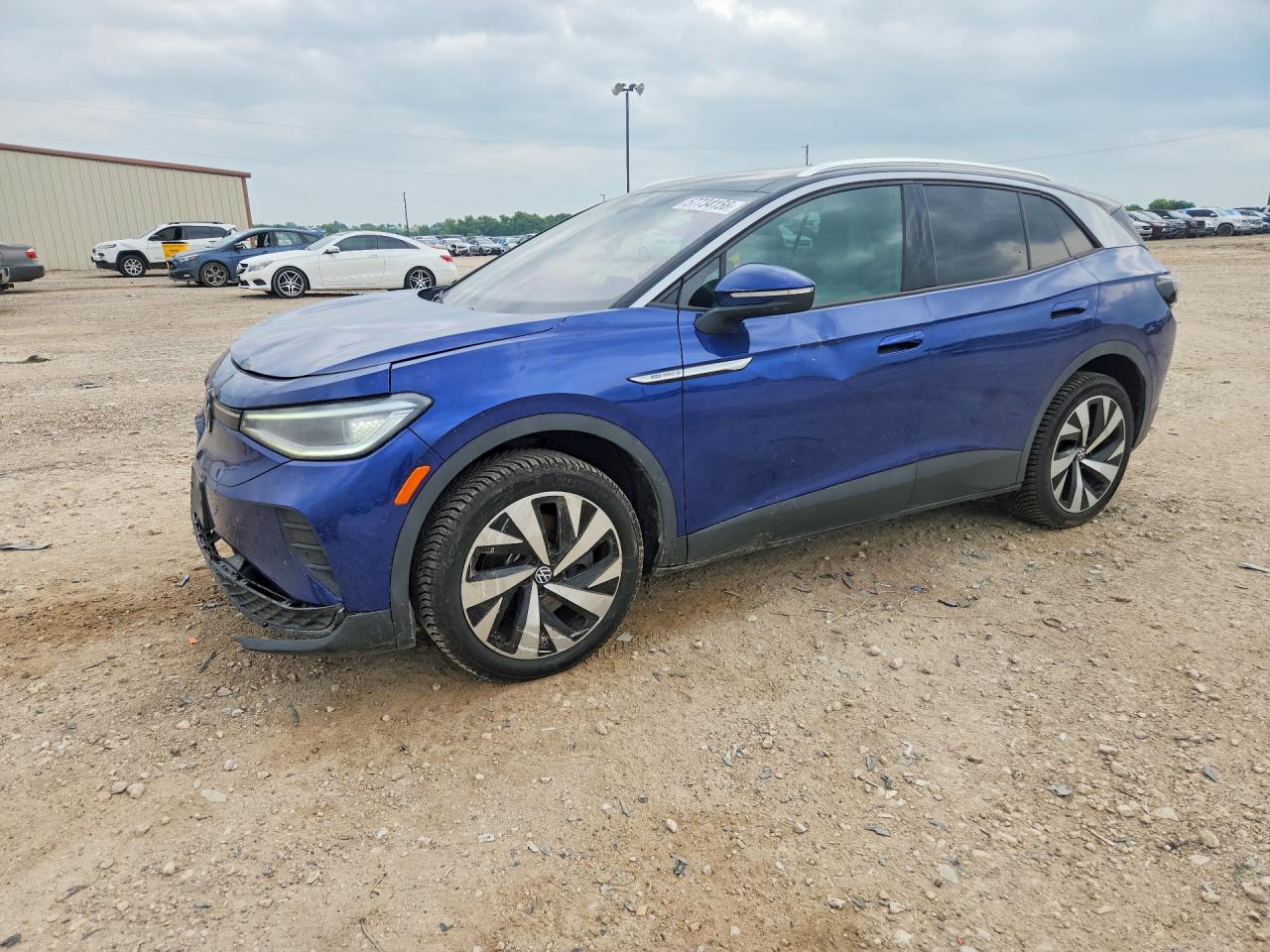 2022 Volkswagen ID.4 Pro S, VIN WVGUNPE21NP070042 — Water / flood