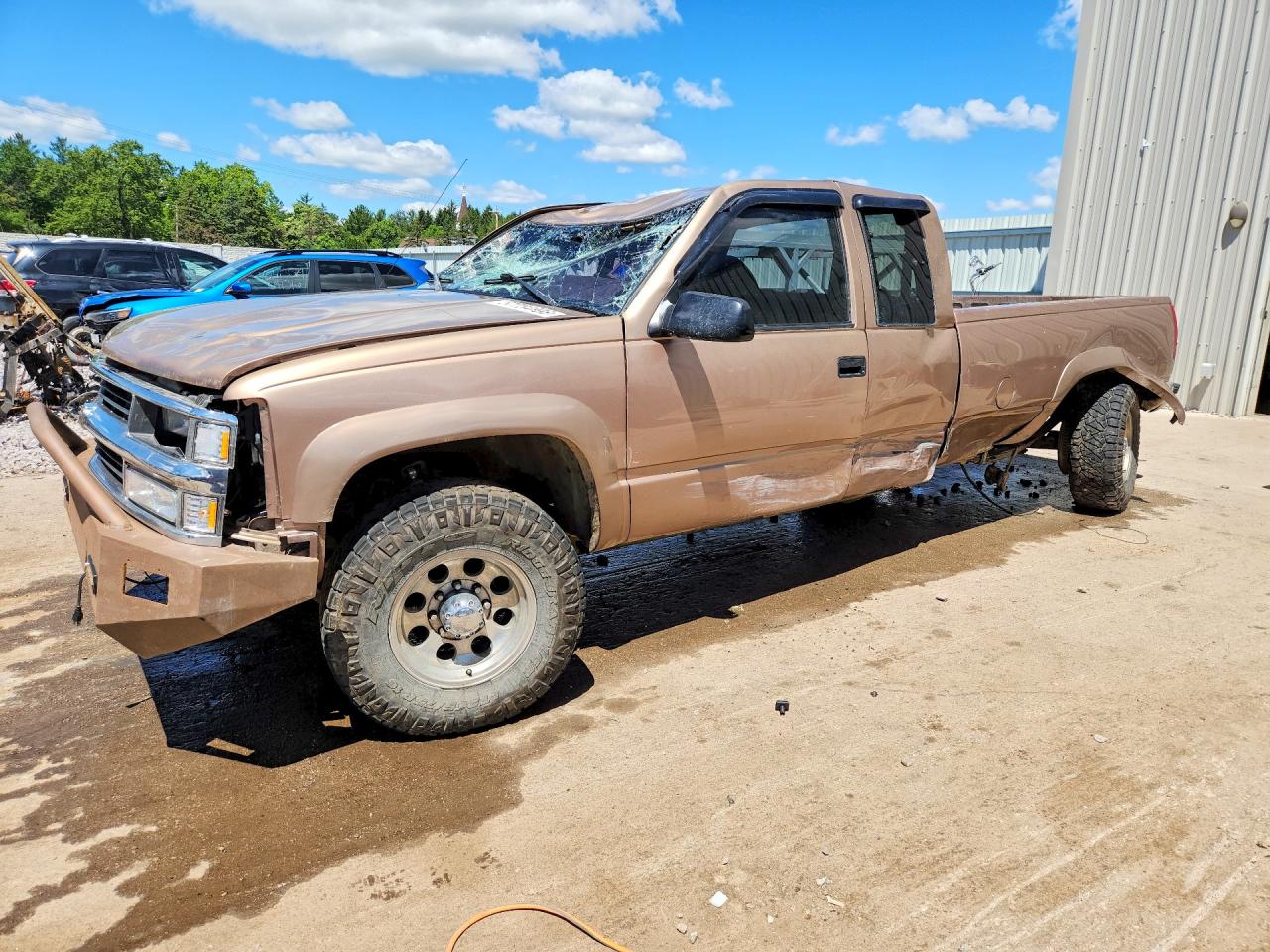 1995 Chevrolet Silverado 2500, VIN 1GCGK29F7SE278220 — Опрокидывание