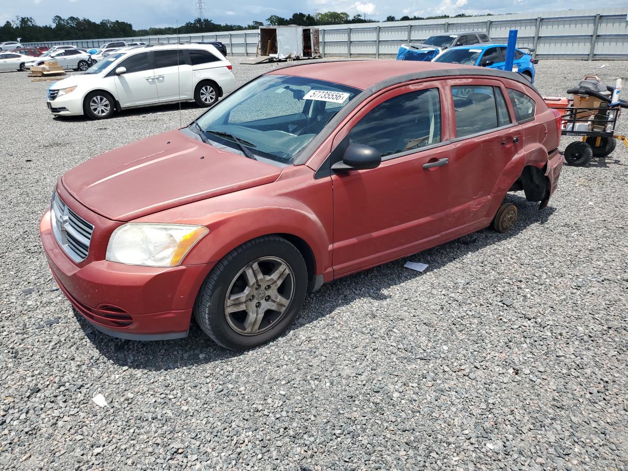 2008 Dodge Caliber SXT, VIN 1B3HB48B08D604583 — Side