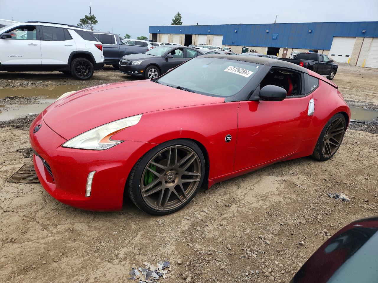 2017 Nissan 370Z, VIN JN1AZ4EH8HM954664 — Rear end