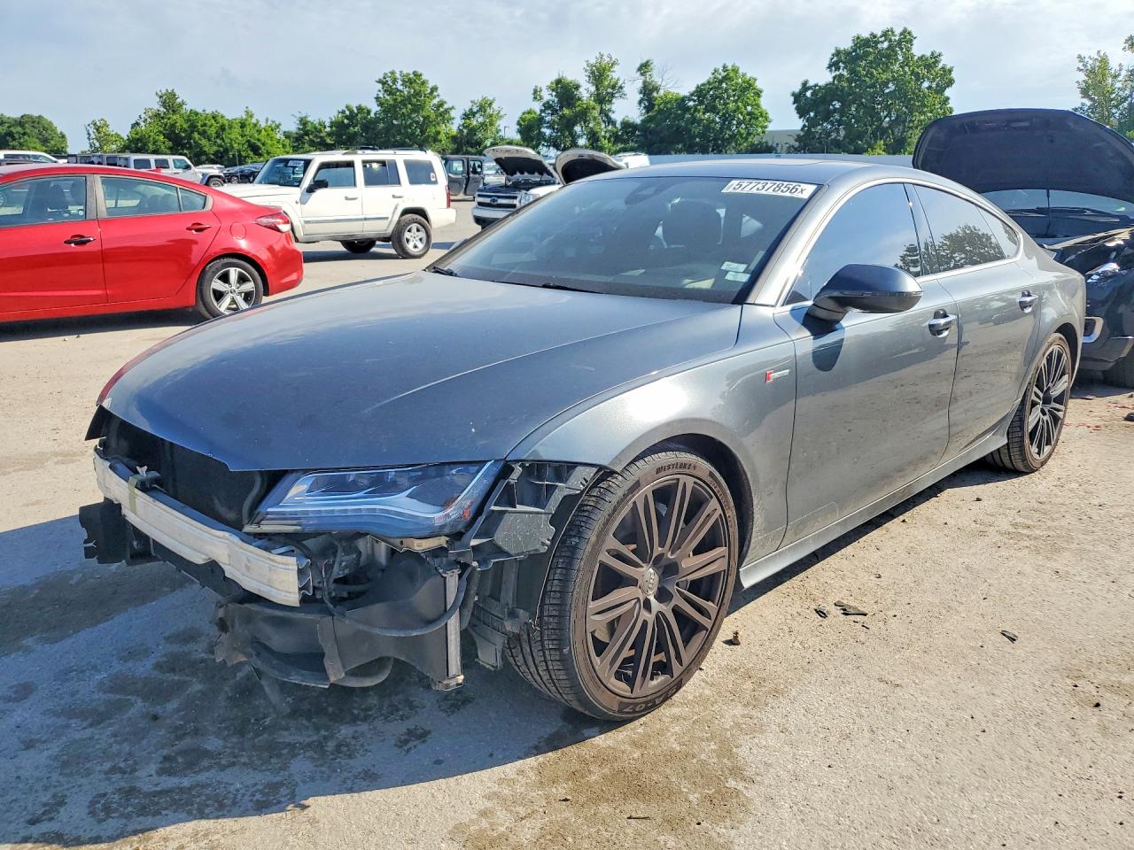 2015 Audi A7 Prestige, VIN WAU2GAFC7FN024641 — Front end